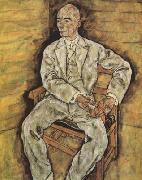 Egon Schiele, Portrait of Victor Ritter von Bauer (mk12)